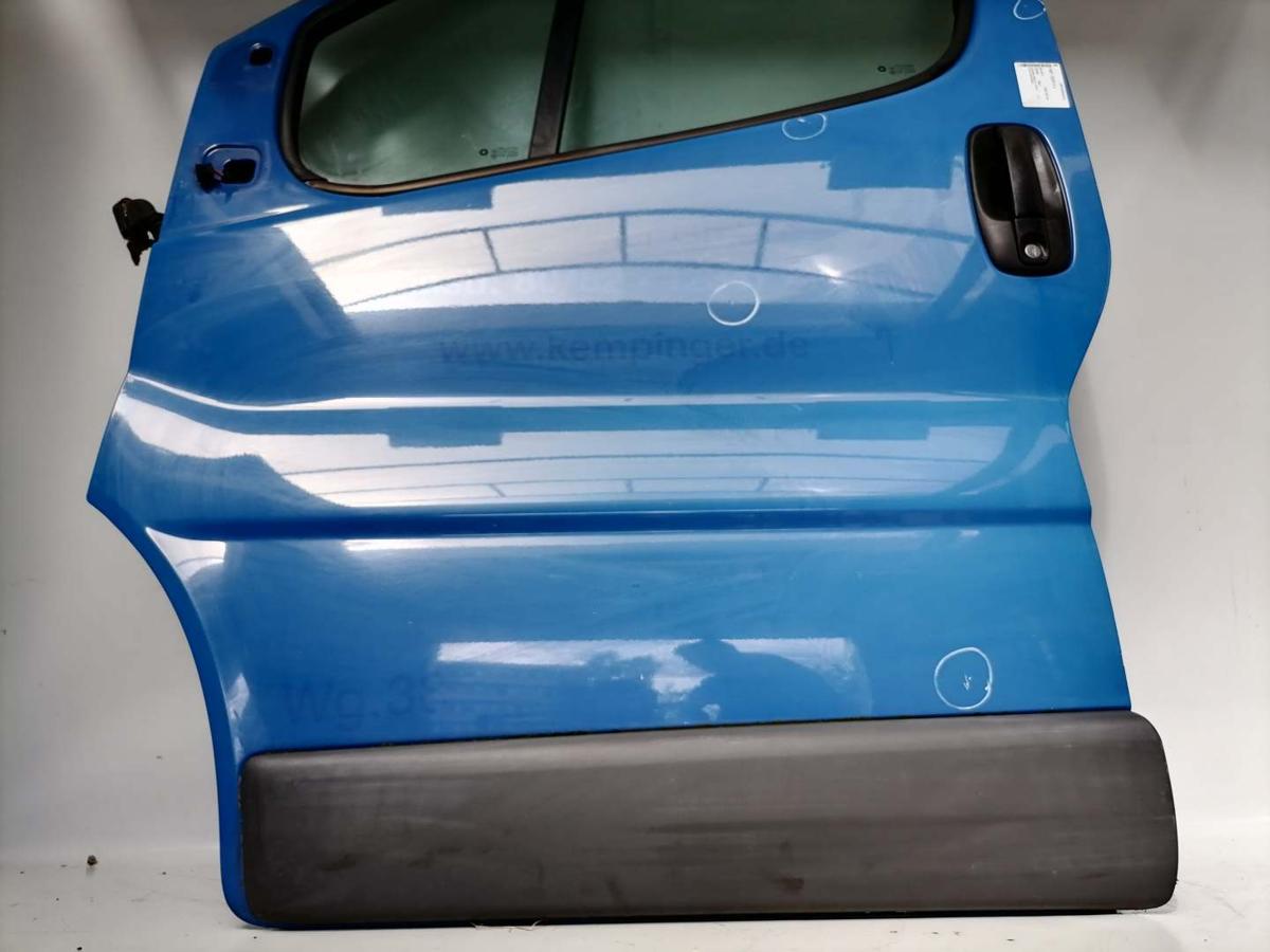 Renault Trafic 2 original Tür vorn links OV489 Blau Bj.2011